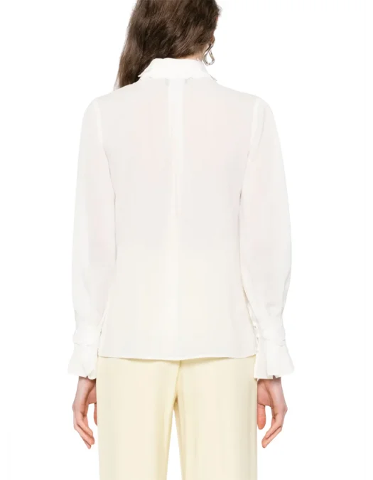 CAMASA ELISABETTA FRANCHI, Floral Touch, White - CA10552E2360 CAMASA ELISABETTA FRANCHI, Floral Touch, White - CA10552E2360