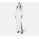 CAMASA ELISABETTA FRANCHI, Georgette, Bow Tie, Ivory - CA10952E2360 CAMASA ELISABETTA FRANCHI, Georgette, Bow Tie, Ivory - CA10952E2360