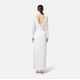 CAMASA ELISABETTA FRANCHI, Georgette, Bow Tie, Ivory - CA10952E2360 CAMASA ELISABETTA FRANCHI, Georgette, Bow Tie, Ivory - CA10952E2360