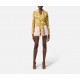 BLUZA ELISABETTA FRANCHI, Georgette, Sash Belt, Yellow - CA11051E2DJ4 BLUZA ELISABETTA FRANCHI, Georgette, Sash Belt, Yellow - CA11051E2DJ4