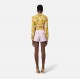 BLUZA ELISABETTA FRANCHI, Georgette, Sash Belt, Yellow - CA11051E2DJ4 BLUZA ELISABETTA FRANCHI, Georgette, Sash Belt, Yellow - CA11051E2DJ4