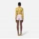 BLUZA ELISABETTA FRANCHI, Georgette, Sash Belt, Yellow - CA11051E2DJ4 BLUZA ELISABETTA FRANCHI, Georgette, Sash Belt, Yellow - CA11051E2DJ4