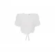 CAMASA ELISABETTA FRANCHI, Embroidered Ruffles, White - CA11552E2360 CAMASA ELISABETTA FRANCHI, Embroidered Ruffles, White - CA11552E2360
