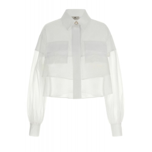 Camasa ELISABETTA FRANCHI, Organza shirt,  oversized fit