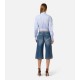 Camasa ELISABETTA FRANCHI, Cotton poplin shirt with waistband - CA12161E2019
