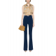 TOP ELISABETTA FRANCHI, Logo Print Details, Beige - CA12552E2BE1 TOP ELISABETTA FRANCHI, Logo Print Details, Beige - CA12552E2BE1