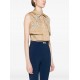 TOP ELISABETTA FRANCHI, Logo Print Details, Beige - CA12552E2BE1 TOP ELISABETTA FRANCHI, Logo Print Details, Beige - CA12552E2BE1