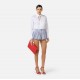 Camasa ELISABETTA FRANCHI, Cotton shirt with cut-out and embroideries, Alb - CA12861E2100