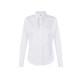 Camasa ELISABETTA FRANCHI, Cotton shirt with cut-out and embroideries, Alb - CA12861E2100