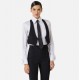 Camasa ELISABETTA FRANCHI, Cotton shirt with tie and waistcoat - CA14261E2221