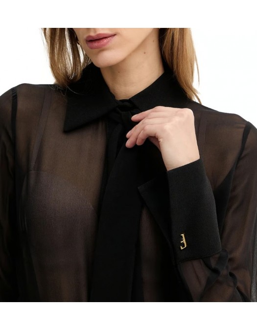 Camasa ELISABETTA FRANCHI, Shirts Black - CA14861E2110