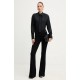 Camasa ELISABETTA FRANCHI, Cotton shirt with tie, Regular fit, Negru - CA15261E2100