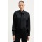 Camasa ELISABETTA FRANCHI, Cotton shirt with tie, Regular fit, Negru