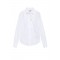 Camasa ELISABETTA FRANCHI, Cotton shirt with bow, Alb