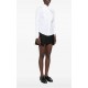 Camasa ELISABETTA FRANCHI, Cotton shirt with bow, Alb - CA16266E2100