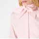Camasa ELISABETTA FRANCHI, Cotton shirt with bow, Roz - CA16266E2FL2