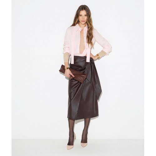 Camasa ELISABETTA FRANCHI, Cotton shirt with sashes