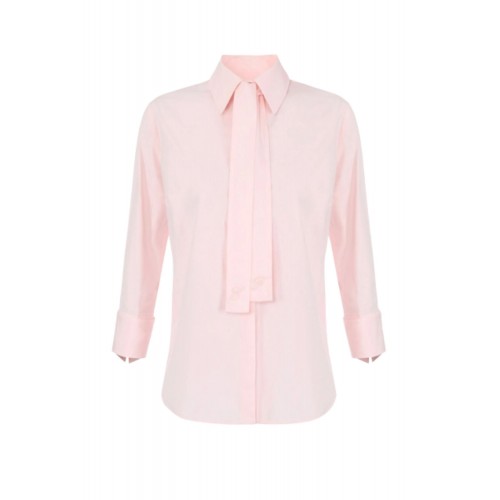 Camasa ELISABETTA FRANCHI, Cotton shirt with sashes