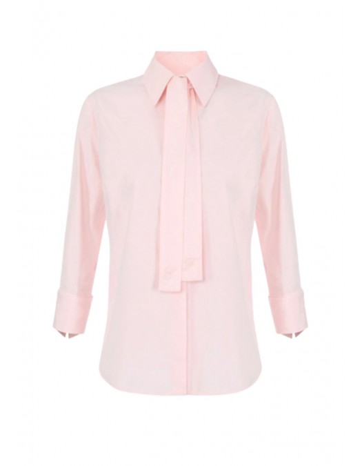 Camasa ELISABETTA FRANCHI, Cotton shirt with sashes - CA18366E2FL2
