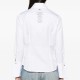 Camasa ELISABETTA FRANCHI, Cotton striped shirt, Alb - CA18866E2100