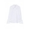 Camasa ELISABETTA FRANCHI, Cotton striped shirt, Alb
