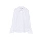 Camasa ELISABETTA FRANCHI, Cotton striped shirt, Alb - CA18866E2100