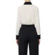 CAMASA ELISABETTA FRANCHI, Logo aurii, Negru/Alb - CAT0156E2EF3 CAMASA ELISABETTA FRANCHI, Logo aurii, Negru/Alb - CAT0156E2EF3