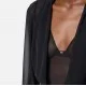 TOP ELISABETTA FRANCHI, Silk Georgette, Body Design, Black - CB00152E2110 TOP ELISABETTA FRANCHI, Silk Georgette, Body Design, Black - CB00152E2110