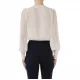 TOP ELISABETTA FRANCHI, Silk Georgette, Body Design, Beige - CB00152E2193 TOP ELISABETTA FRANCHI, Silk Georgette, Body Design, Beige - CB00152E2193