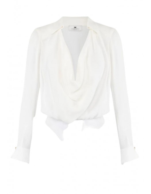 Body ELISABETTA FRANCHI, Cowl-neck blouse - CB00261E2360