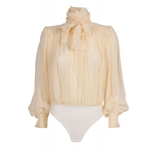 Top ELISABETTA FRANCHI, women's shirt Butter