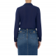 CAMASA ELISABETTA FRANCHI, Bodysuit Style, Navy Blue - CB00751E2DC8 CAMASA ELISABETTA FRANCHI, Bodysuit Style, Navy Blue - CB00751E2DC8