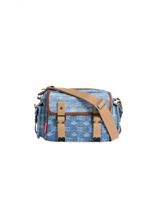 Geanta DSQUARED2 Monogram Crossbody. Blue - CBM0077101088193098