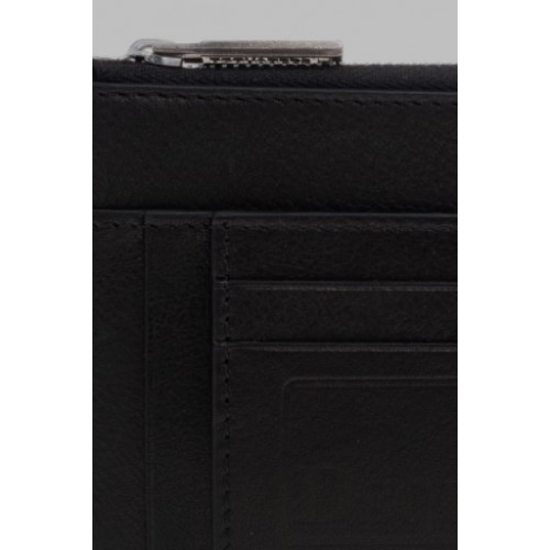 Portofel DSQUARED2, BLACK Leather card holder
