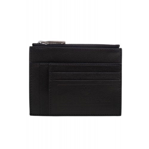 Portofel DSQUARED2, BLACK Leather card holder