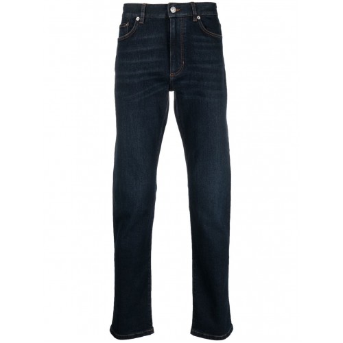 Jeans Zegna, Roccia, Slim Fit, Dark Blue Jeans Zegna, Roccia, Slim Fit, Dark Blue