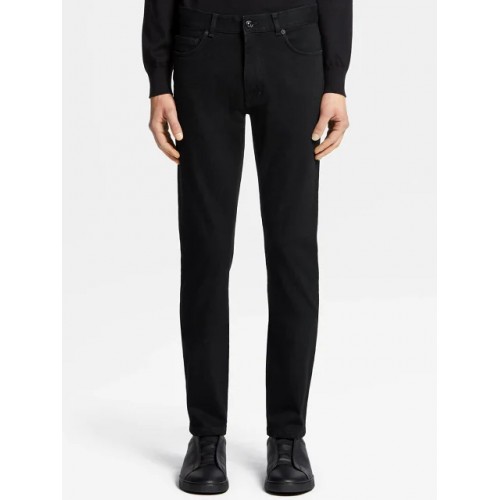 Jeans Zegna, Modern Style, Slin, Black Jeans Zegna, Modern Style, Slin, Black