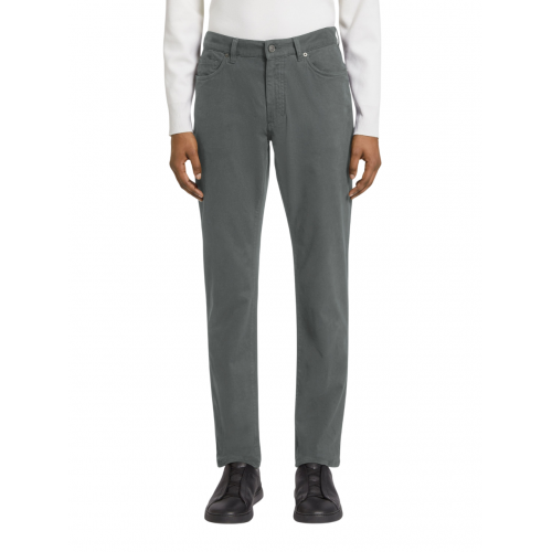 Jeans Zegna, Strech Cotton Roccia, Light Grey Jeans Zegna, Strech Cotton Roccia, Light Grey