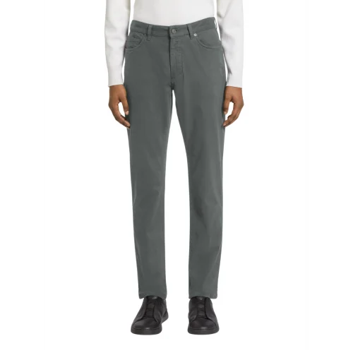 Jeans Zegna, Strech Cotton Roccia, Light Grey