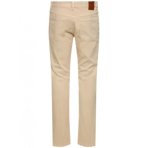 Jeans Zegna, Five Pocket, Cotton, Light Beige Jeans Zegna, Five Pocket, Cotton, Light Beige