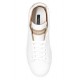 SNEAKERS DOLCE&GABBANA, Portofino Design, Bronze Details, White - CK1544AX6158L315