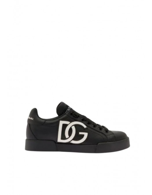 Sneakers Dolce & Gabbana, Portofino DG logo, Negru - CK1545AC33089690