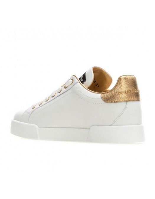 Sneakers Dolce & Gabbana, Piele, Portofino Gold - CK1545AD78089662