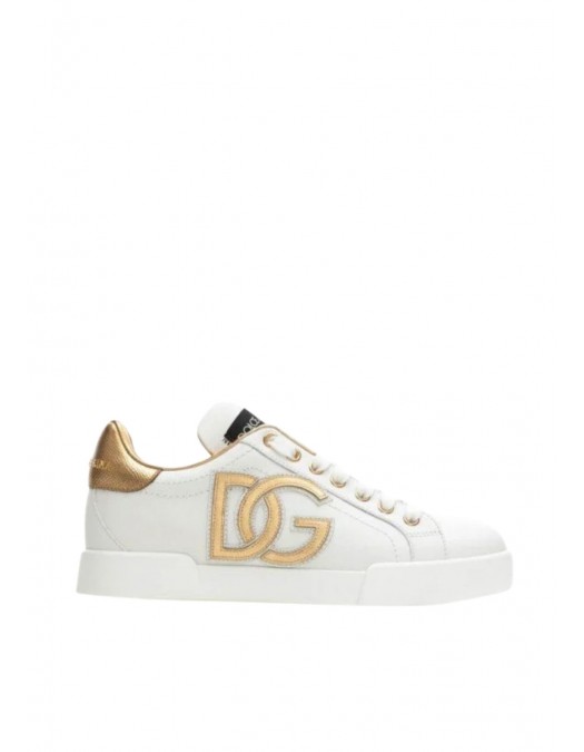 Sneakers Dolce & Gabbana, Piele, Portofino Gold - CK1545AD78089662