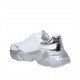 Sneakers Dolce & Gabbana, Logo Atasat, Argintiu - CK17918B441