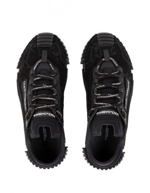 Sneakers DOLCE & GABBANA, NS1, Print Logo Black - CK1837AX37280999