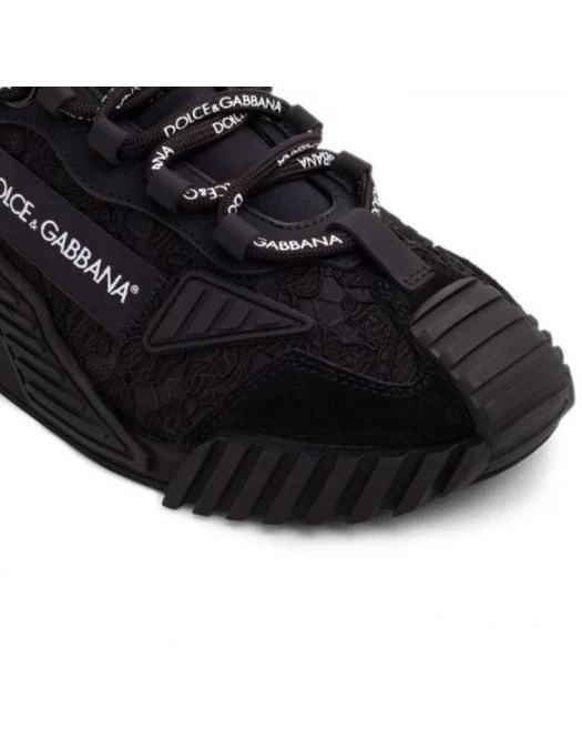Sneakers DOLCE & GABBANA, NS1, Print Logo Black - CK1837AX37280999