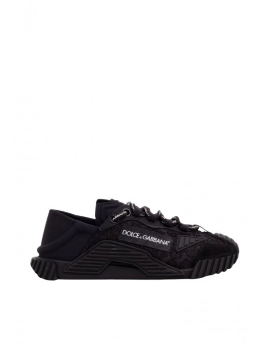 Sneakers DOLCE & GABBANA, NS1, Print Logo Black - CK1837AX37280999