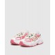 SNEAKERS DOLCE & GABBANA, Daymaster Design, Green Pink Details, White - CK1908A6G128B918