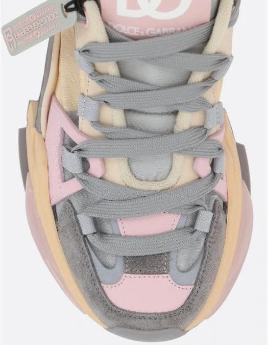 SNEAKERS DOLCE & GABBANA, Air Master, Multicolor Pink - CK1984AH54880995 SNEAKERS DOLCE & GABBANA, Air Master, Multicolor Pink - CK1984AH54880995
